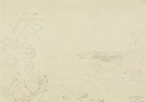 Nära Swainstone, Isle of Wight, augusti 1829 av Capt. Thomas Hastings