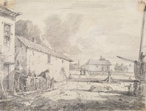 På Hastings Beach, 12 oktober 1820 av Capt. Thomas Hastings