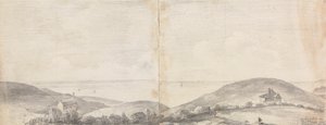 På vägen till fiskdammarna nära Hastings, april 1820 av Capt. Thomas Hastings