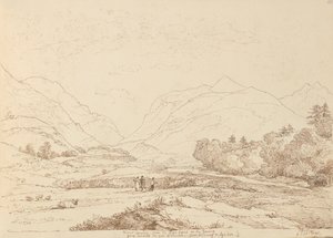 River Laune från High Road från Killarney & Aghadoe, 6 september 1841