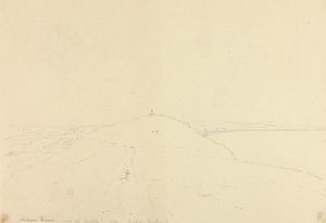 Shalcombe nere nära nålarna, tittar österut av Capt. Thomas Hastings