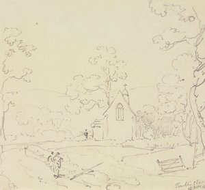 シャンクリン教会、ワイト島、1829 年 5 月 28 日スウェーデン語 av Capt. Thomas Hastings