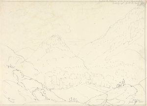 The Jaws of Borrowdale, lördagen den 27 juni 1835 av Capt. Thomas Hastings
