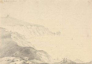 The Needles and Lighthouse, Isle of Wight av Capt. Thomas Hastings