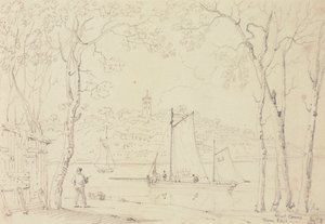 West Cowes, från öst av Capt. Thomas Hastings