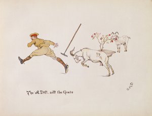 A.D.C. och getterna, från The Leaguer of Ladysmith, 1900
