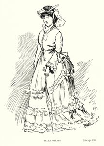 Dickens karaktär: Bella Wilfer (litho)