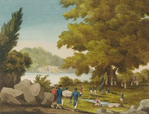 The Fountain of the Bashaw, Santa Maura, Grekland av Captain George Francis Lyon