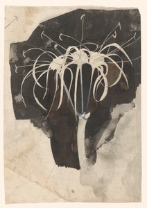 Studie av kaprifol av Carel Adolph Lion Cachet