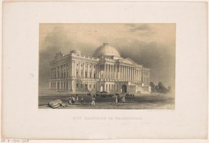 Capitol i Washington Capitolium i Washington (titel på objekt) av Carel Christiaan Antony Last