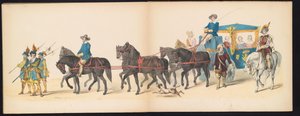 Masquerade of the Leiden Students, 1850 (Plåt 8) Intogt av Frederik Hendrik i 