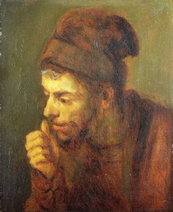 Head of a Man (olja på duk)