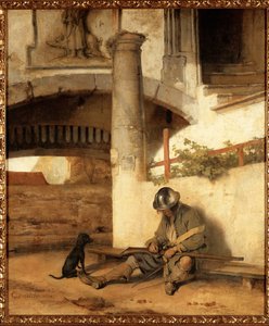 Den sovande vakten av Carel Fabritius