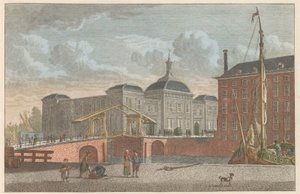 Beurs te Rotterdam, ca. 1790 Beurs te Rotterdam / Börsen i Rotterdam (titel på objekt) av Carel Frederik Bendorp (I)