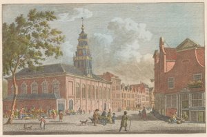 Vallonsk kyrka i Rotterdam, ca 1790 Franska kyrkan i Rotterdam / L