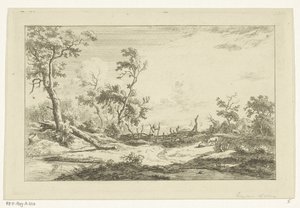 Jägare i ett landskap Landscapes (A-F) (serietitel) av Carel Lodewijk Hansen