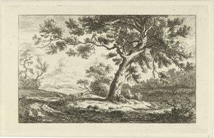 Vilande herde Landskap (a-f) (serietitel) av Carel Lodewijk Hansen