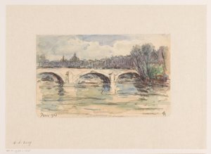 Bro över Seine, Paris