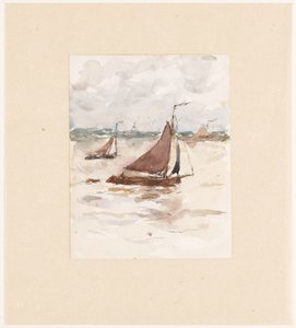 Segelfiskefartyg på Scheldt