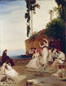Tarantella av Carl Blechen