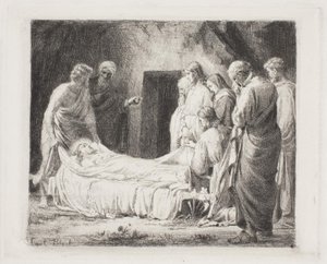 Kristi gravläggning av Carl Bloch