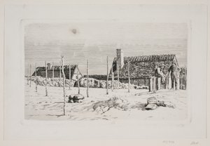 Party i Hornbæk. söndag morgon av Carl Bloch