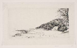 Klippan vid havet av Carl Bloch
