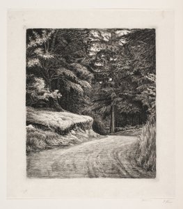 Vägen i Granskoven av Carl Bloch