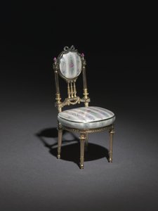 Miniatyrstol, 1896-1906 av Carl Fabergé