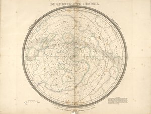 Stjärnhimlen - norra halvklotet av Carl Ferdinand Weiland