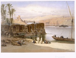 Assuan, 1871 av Carl Friedrich Heinrich Werner