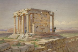 Athena Nikes tempel. Utsikt från nordost, 1877