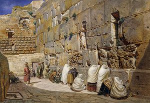 Klagomuren, Jerusalem, 1863