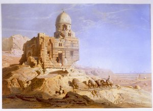 Khalifernas gravar, Kairo, 1871 av Carl Friedrich Heinrich Werner