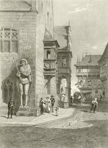 Rådhuset, Halberstadt av Carl Friedrich Heinrich Werner