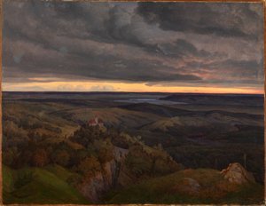 Landskap i Eifel av Carl Friedrich Lessing
