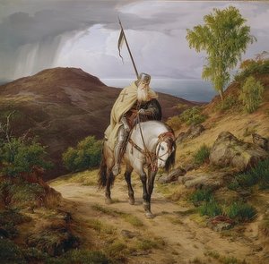 Återvändande korsfarare. 1835