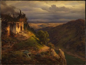 Landskap av Carl Friedrich Lessing