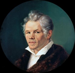 Porträtt av Karl Friedrich Schinkel 1781-1841.
