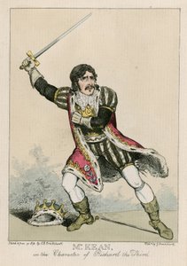 Mr Edmund Kean i karaktären av Richard den tredje av Carl Georg Adolph Hasenpflug