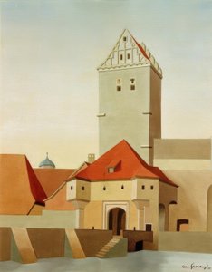 Dinkelsbühl – Rothenburger Tor av Carl Grossberg