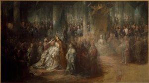 Swedish: Gustav III:s kröning. Ofullbordad
 The Coronation of King Gustav III of Sweden. Uncompleted