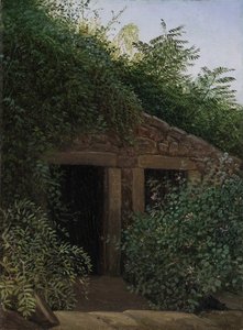 Ett övervuxet gruvschakt, ca. 1824. av Carl Gustav Carus