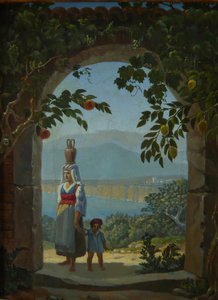 Minnet av Sorrento av Carl Gustav Carus