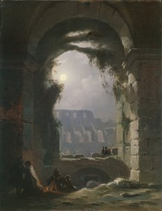 Colosseum i natten, tidigt 1830-tal