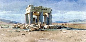 En muslimsk grav nära Baalbek av Carl Haag