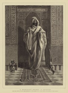 En Mugharibee Bedawee på Devotion av Carl Haag