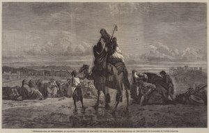 Förberedelser för ett läger i Palmyra av Carl Haag