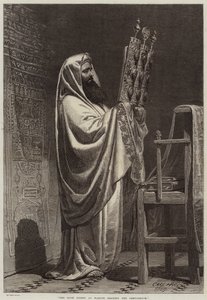 Översteprästen i Nablus läser Pentateuchen av Carl Haag