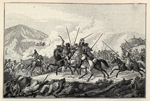 General Vandammes tillfångatagande i slaget vid Kulm den 30 augusti 1813. av Carl Heinrich Rahl